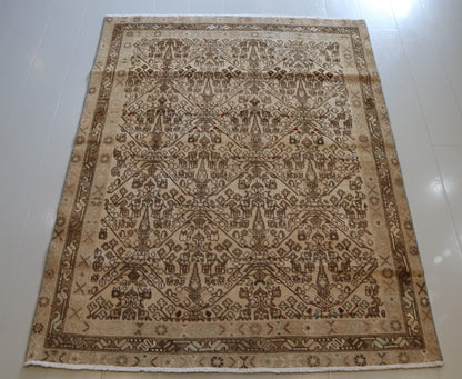 Afshar Rug with muted colours