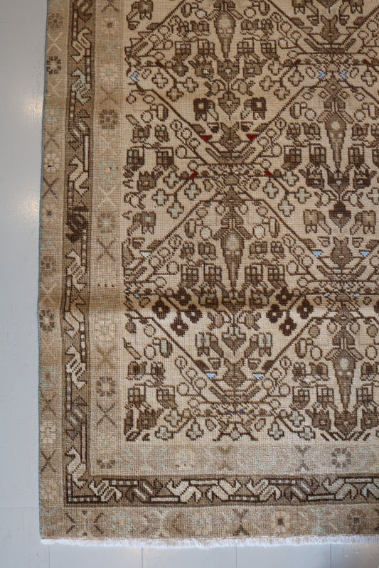 Afshar Rug with muted colours