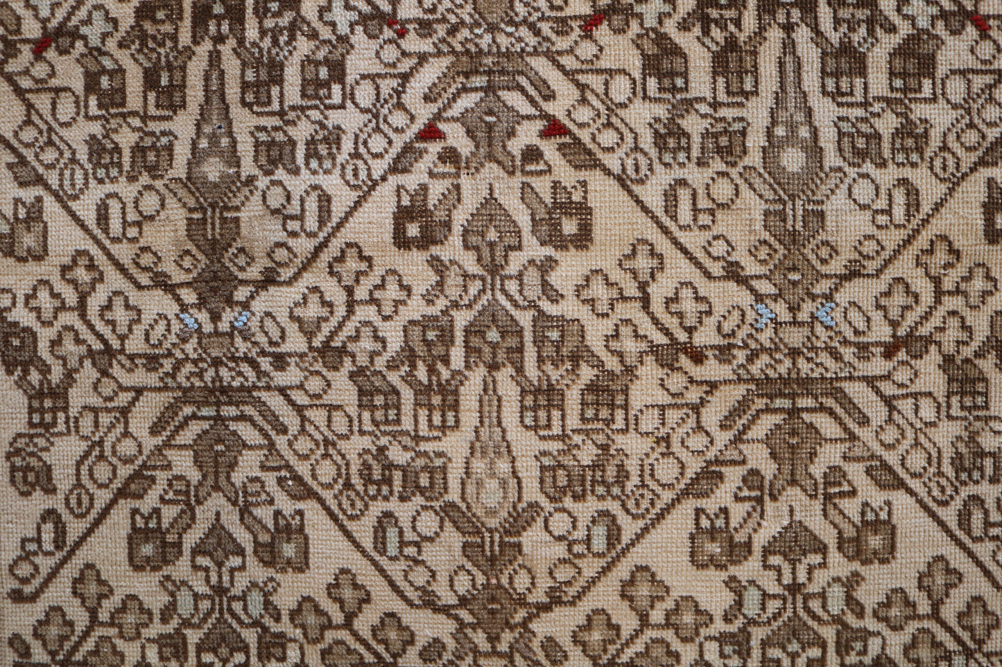 Afshar Rug with muted colours