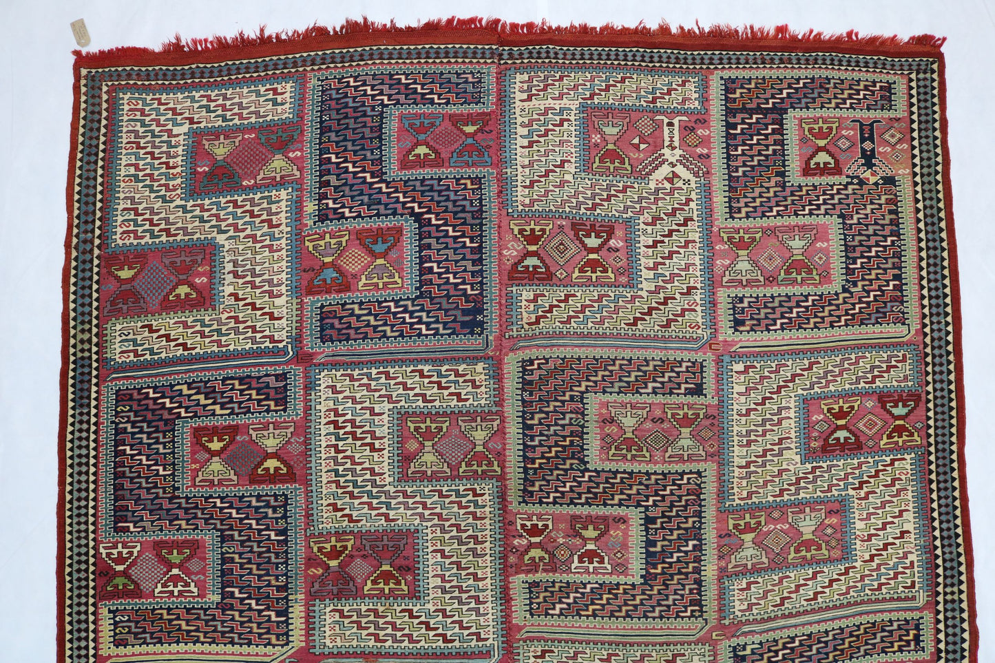 Old Antique Handmade Caucasian Zilleh Silleh rug - Hakiemie Rug Gallery