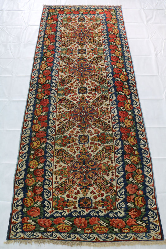 Antique Caucasian Zeichur runner - Hakiemie Rug Gallery