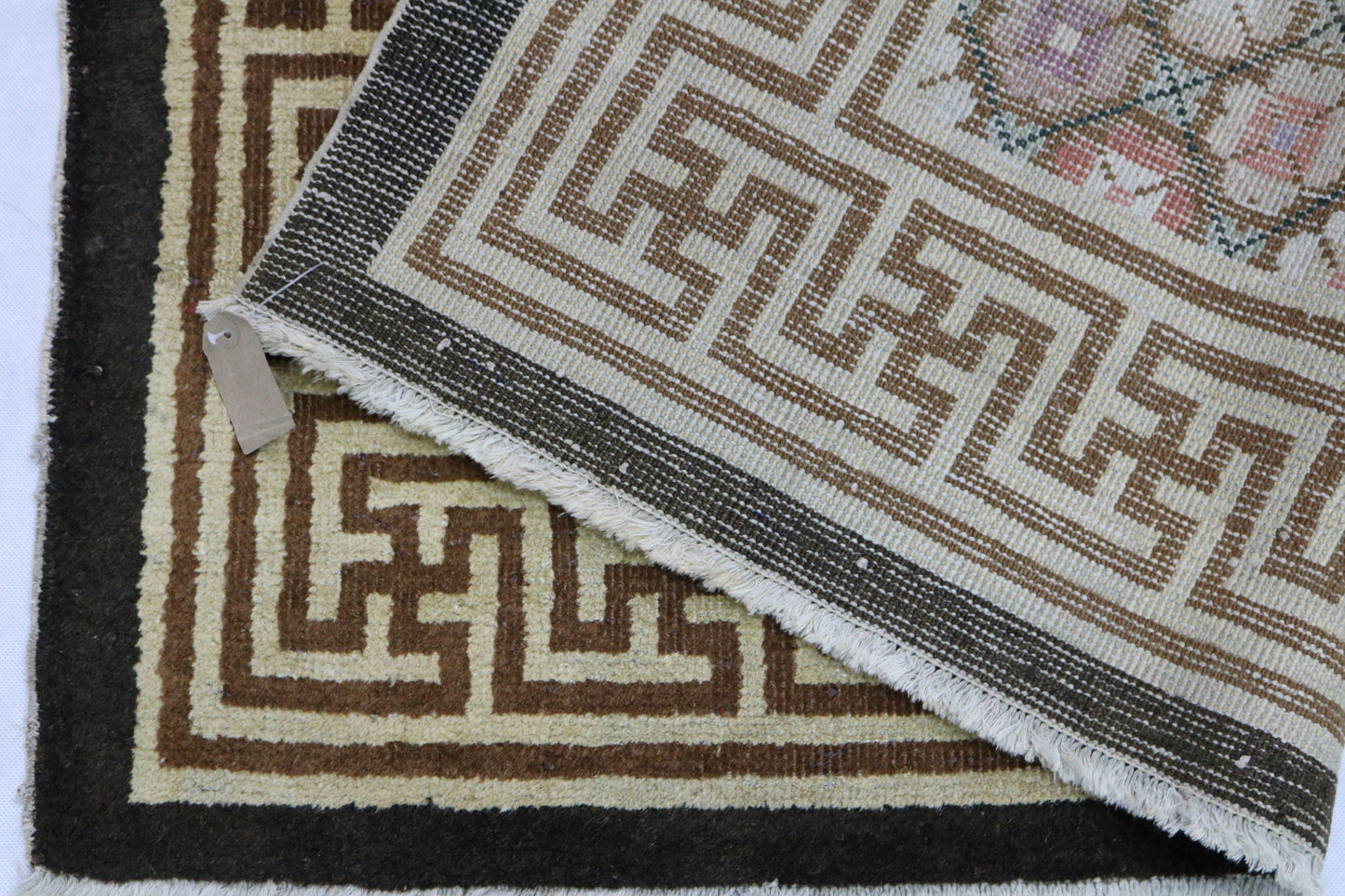 Antique Chinese Ningxia rug