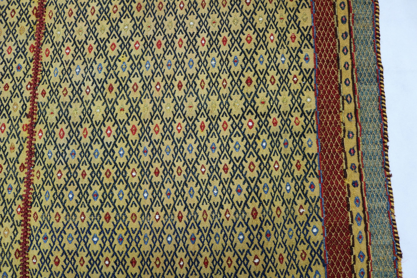 Antique Persian Qashqai Verneh rug