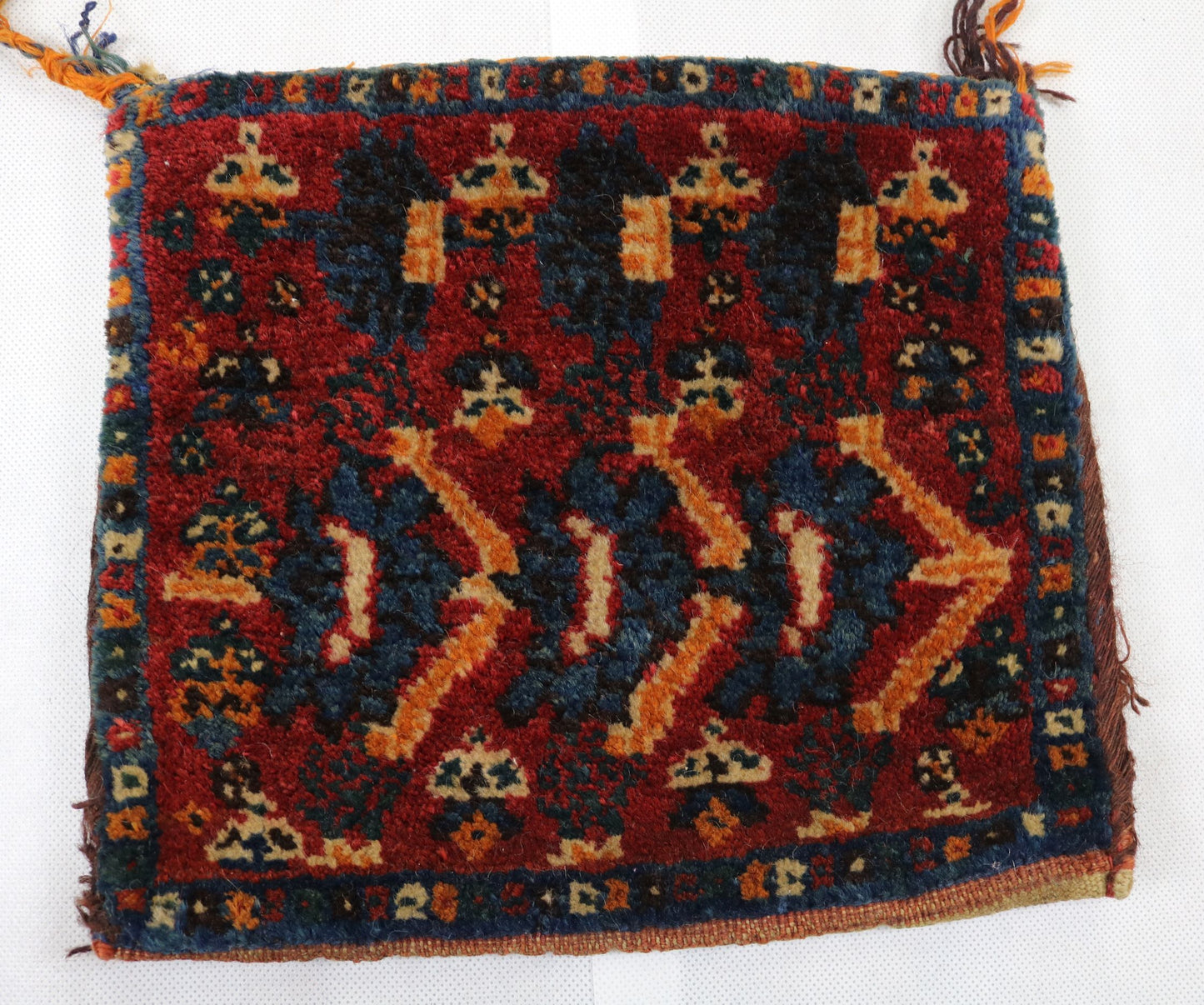 Antique Persian Qashqai small bag - Hakiemie Rug Gallery