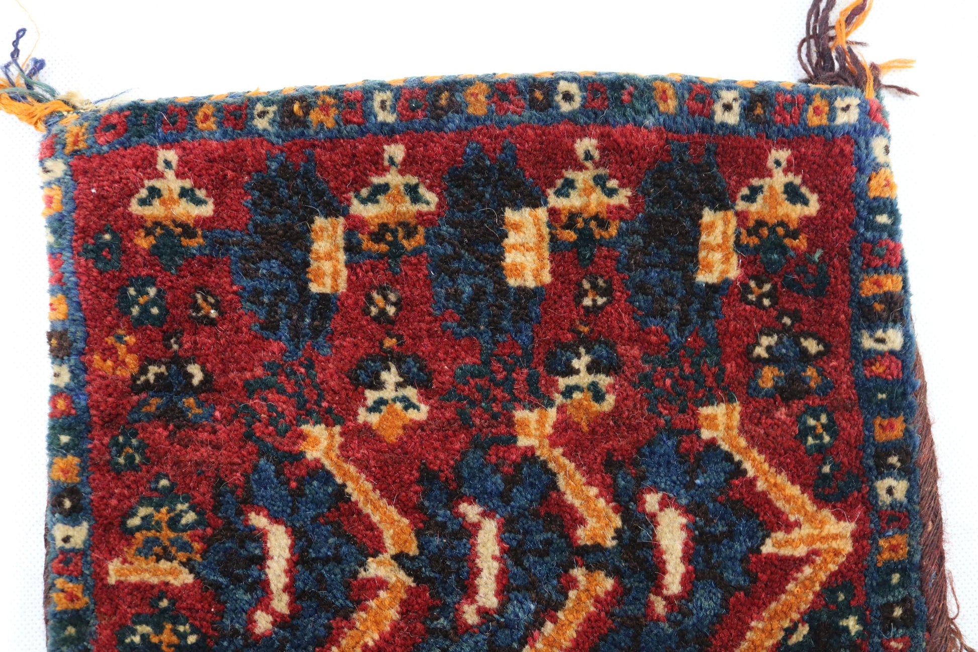 Antique Persian Qashqai small bag - Hakiemie Rug Gallery