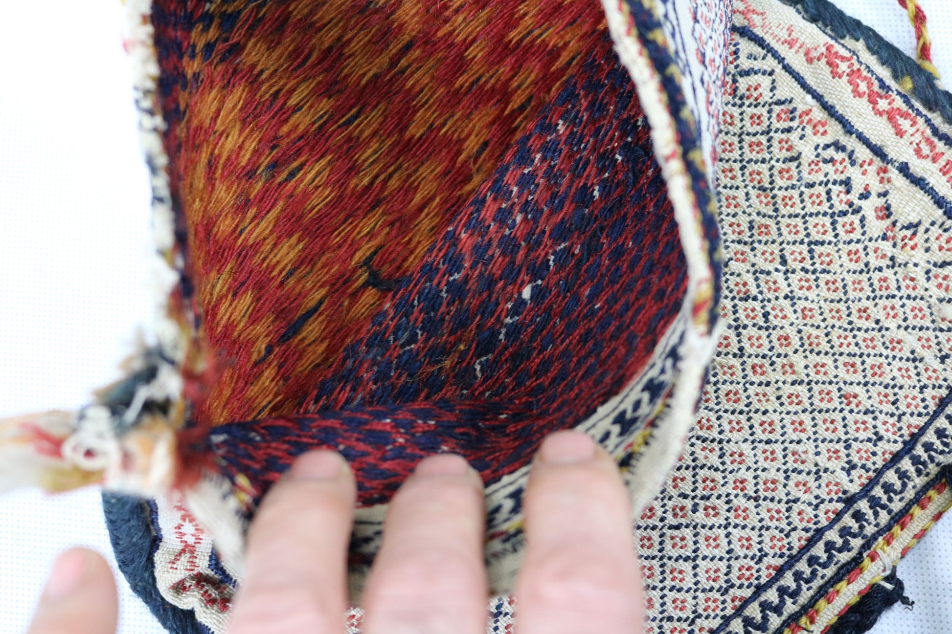 Persian Qashqai Verneh small bag - Hakiemie Rug Gallery