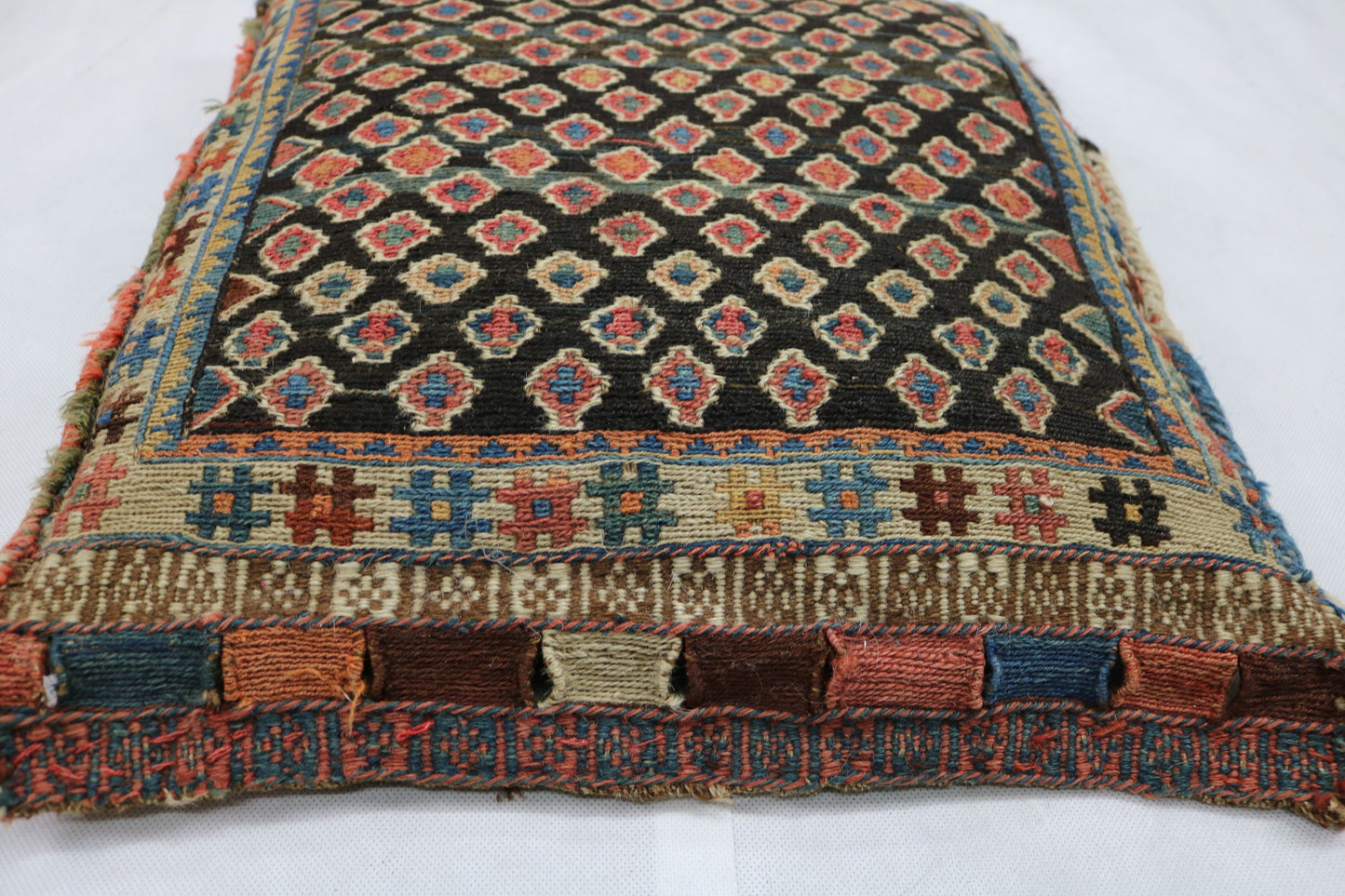 Antique Persian Kurdish Sumak bag