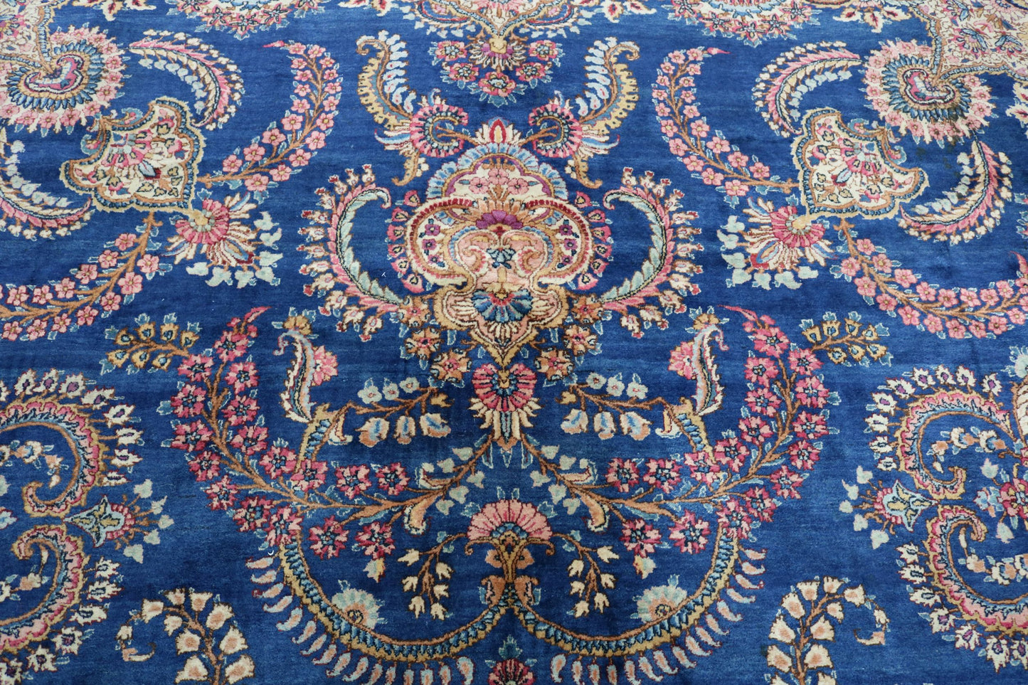 Wonderful Old Antique Kerman Carpet - Hakiemie Rug Gallery