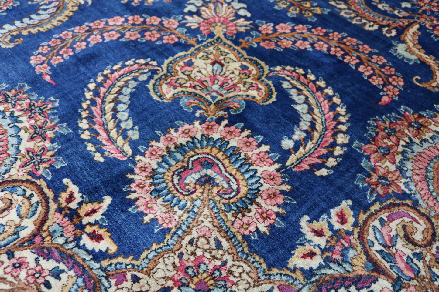 Wonderful Old Antique Kerman Carpet - Hakiemie Rug Gallery