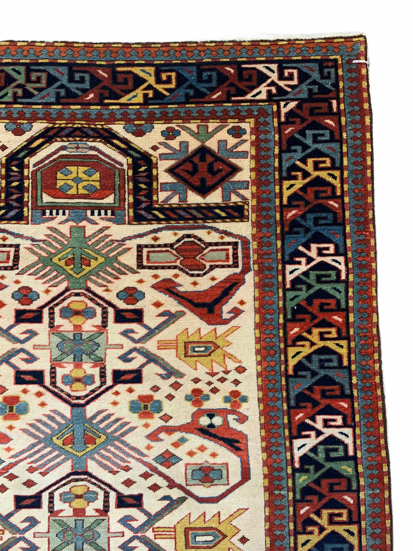 Antique Caucasian Shirwan rug