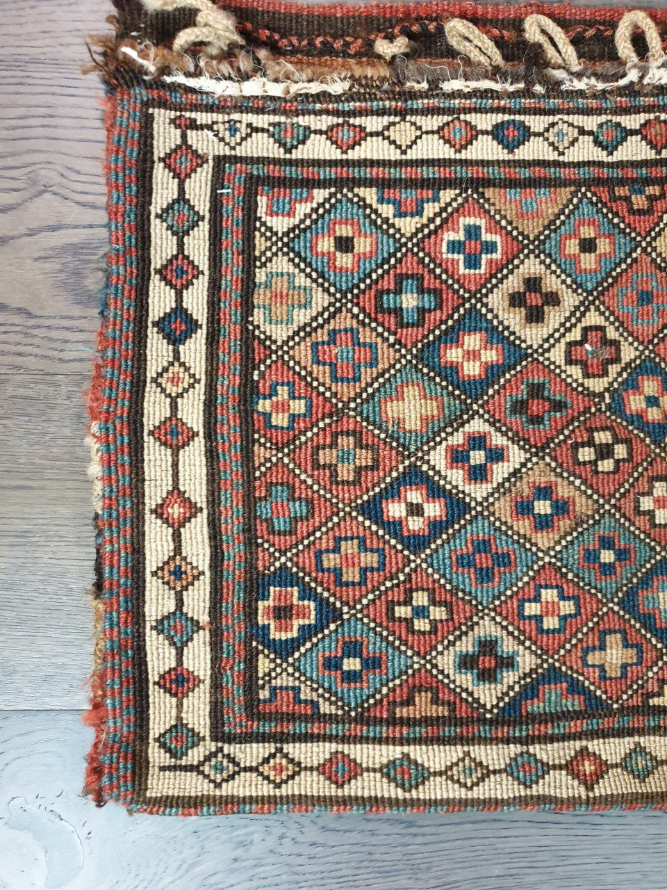 Antique Caucasian Sumak Shasavan bag - Hakiemie Rug Gallery