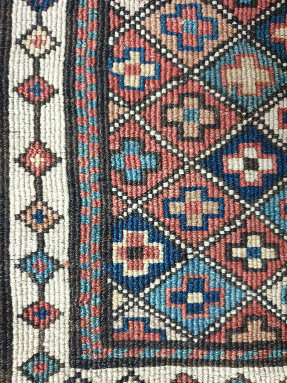 Antique Caucasian Sumak Shasavan bag - Hakiemie Rug Gallery