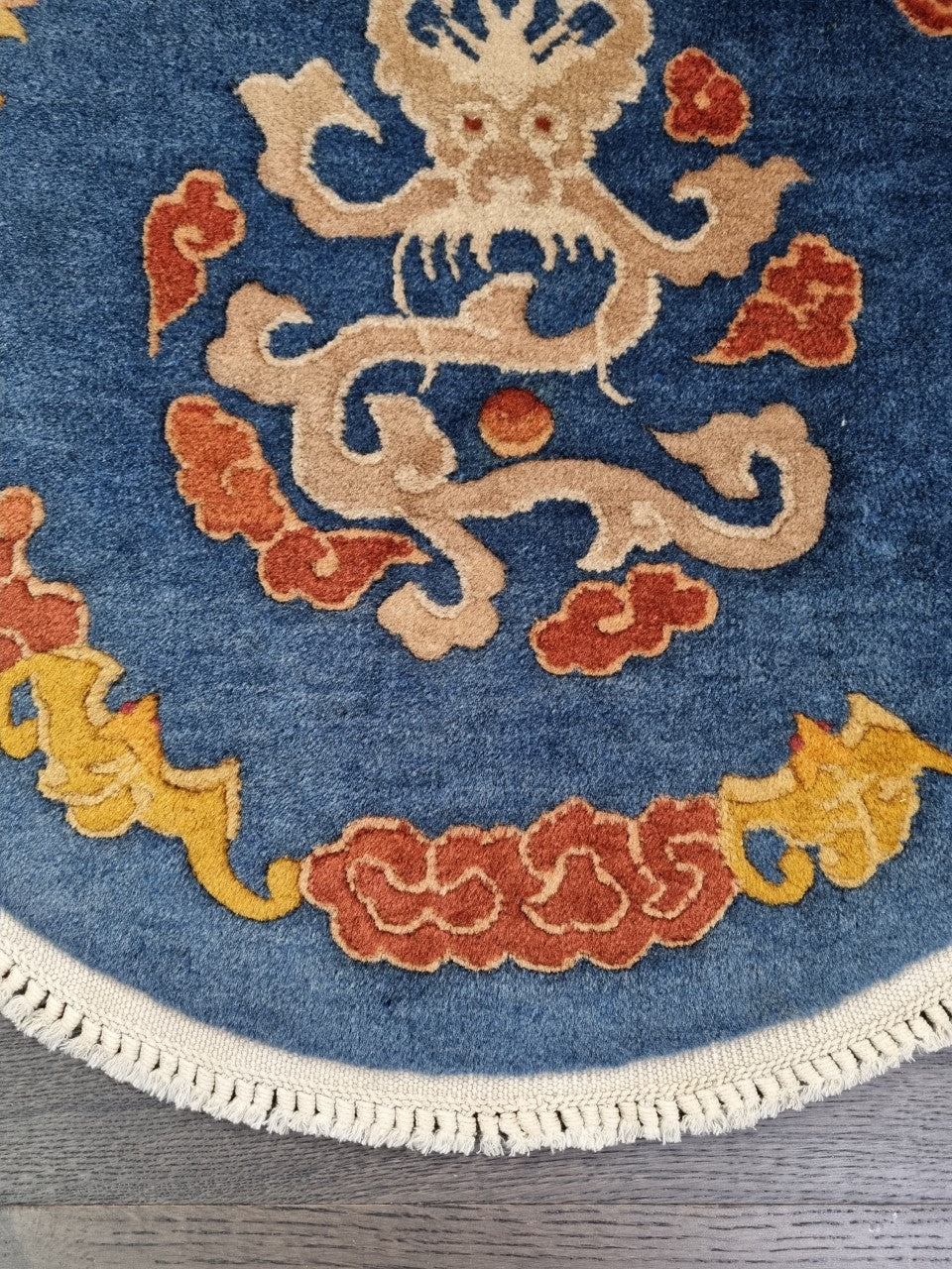 Antique Chinese circle rug - Hakiemie Rug Gallery