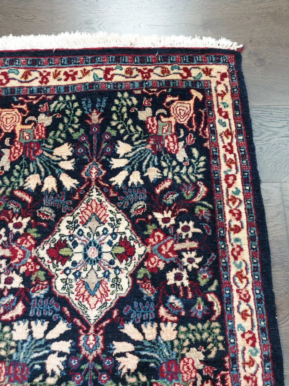 Vintage Persian Kerman rug