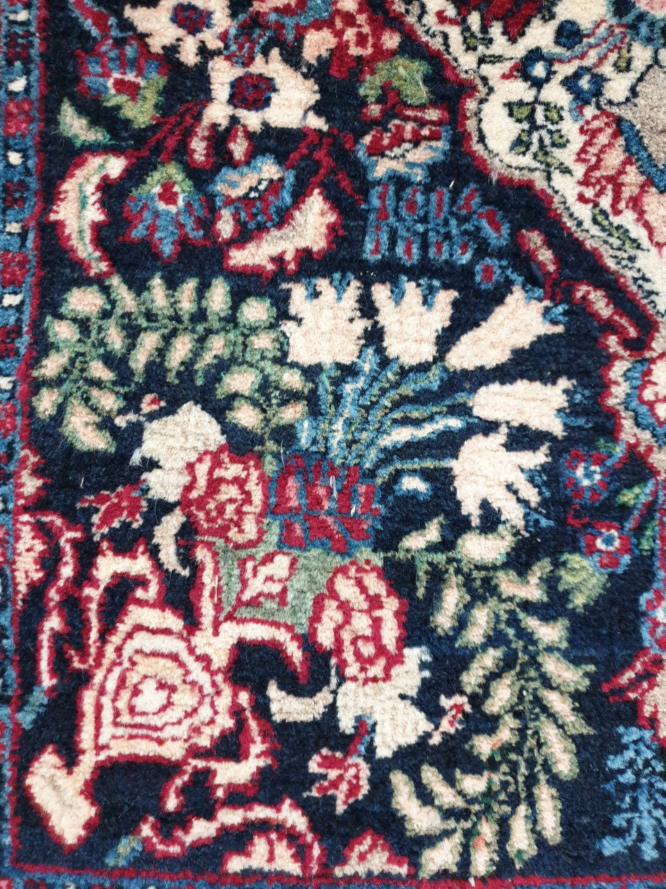 Vintage Persian Kerman rug