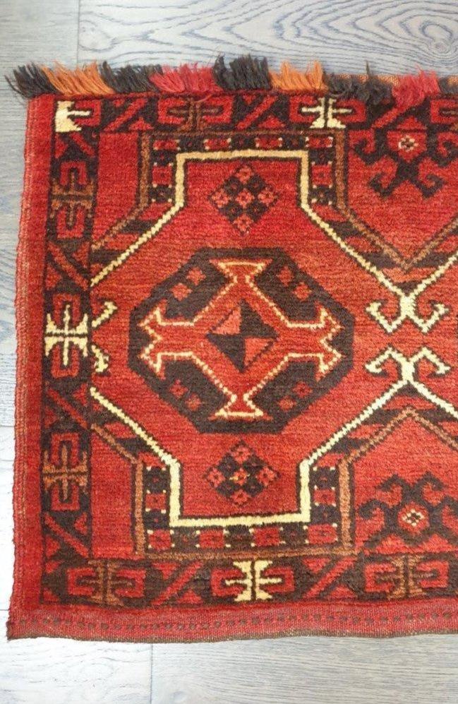 Amazing handmade antique Turkmen Ersari Torba - Hakiemie Rug Gallery