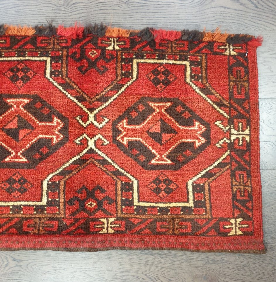 Amazing handmade antique Turkmen Ersari Torba - Hakiemie Rug Gallery