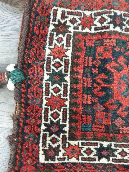 Amazing old antique decorative Balauch bag - Hakiemie Rug Gallery