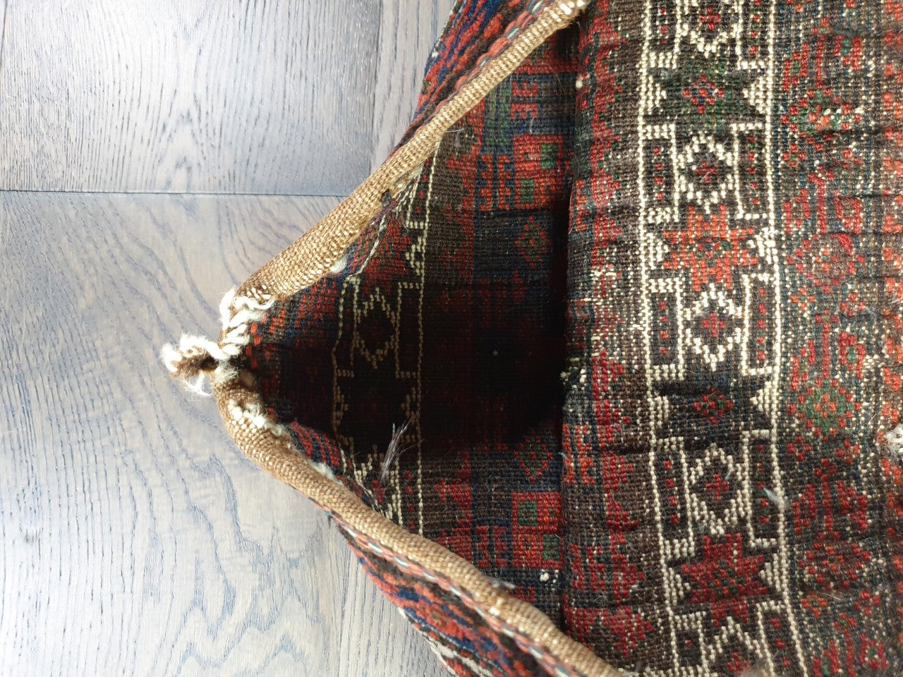 Amazing old antique decorative Balauch bag - Hakiemie Rug Gallery