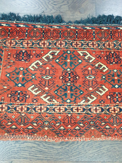 Amazing handmade antique Turkmen - Hakiemie Rug Gallery