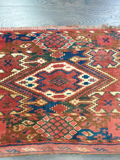 Wonderful old antique Turkmen Ersari Bishar - Hakiemie Rug Gallery