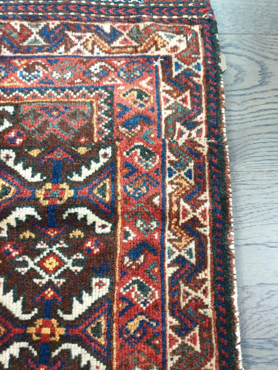 Stunning old antique decorative Hamsah bag - Hakiemie Rug Gallery