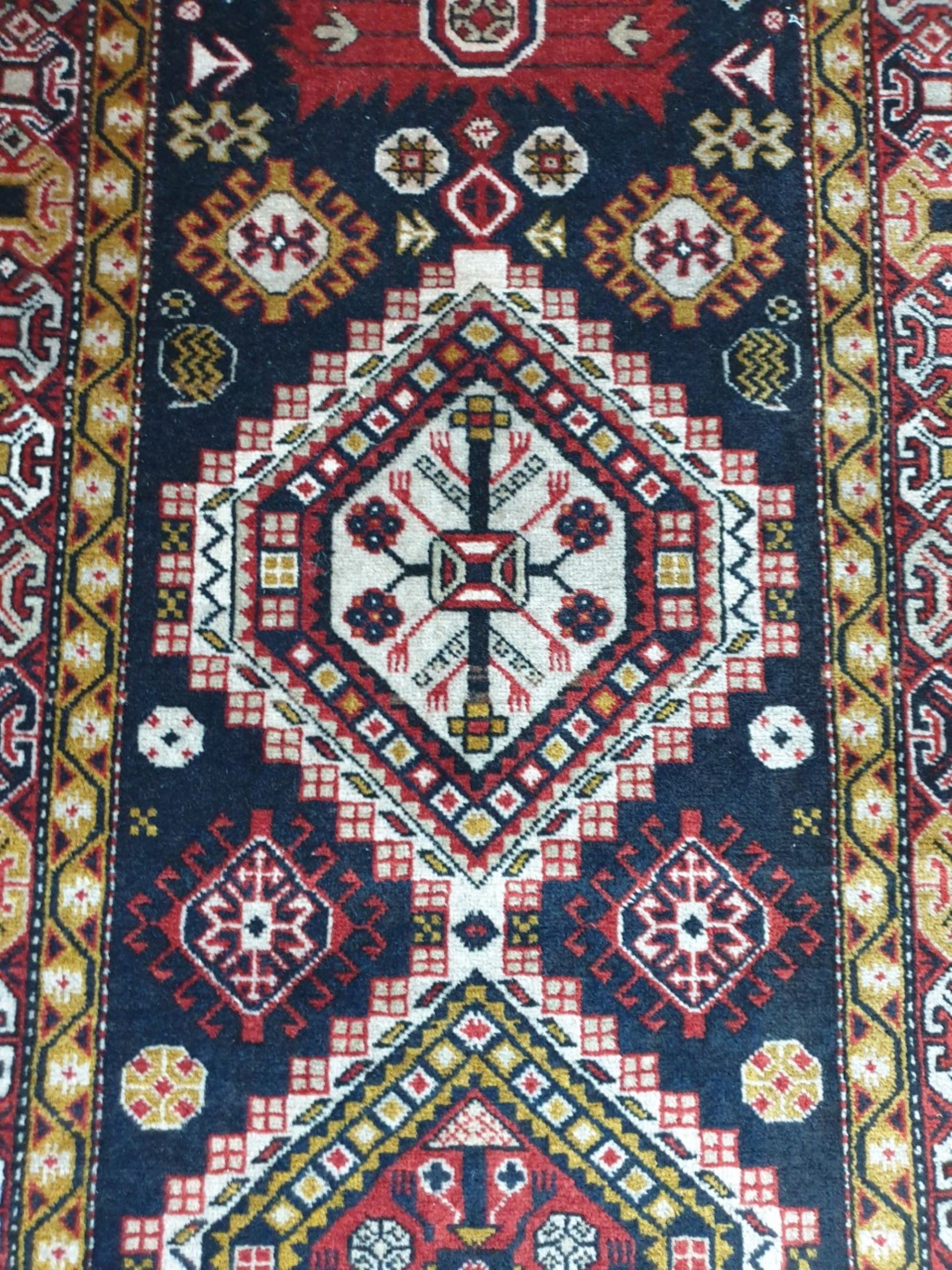 Vintage Caucasian Shirwan Runner - Hakiemie Rug Gallery