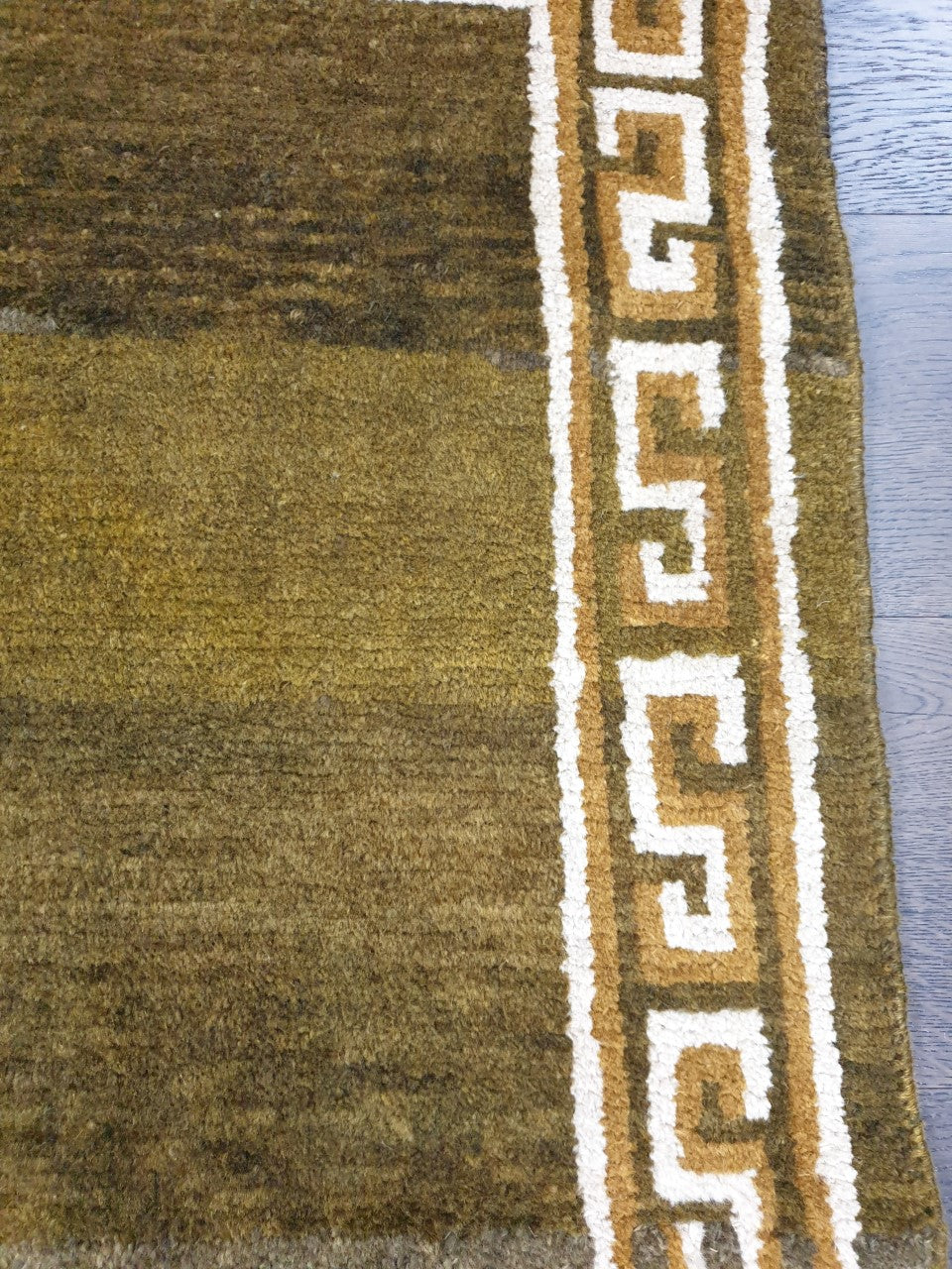 Amazing vintage Handmade Tibetan rug