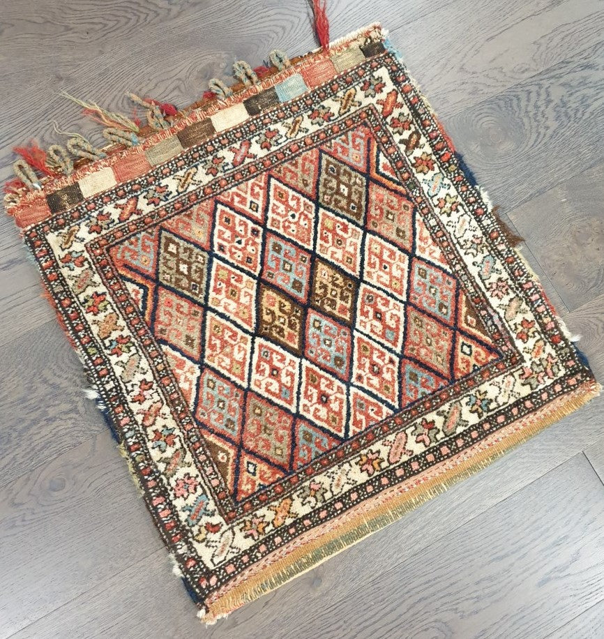 Beautiful old antique decorative Kurdish Jaff bag - Hakiemie Rug Gallery
