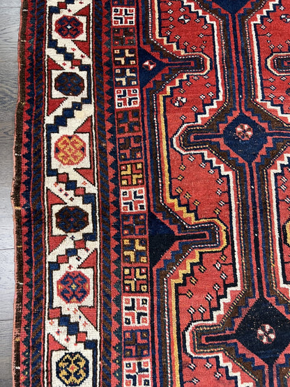 Stunning antique handmade Luri Qashqai rug - Hakiemie Rug Gallery