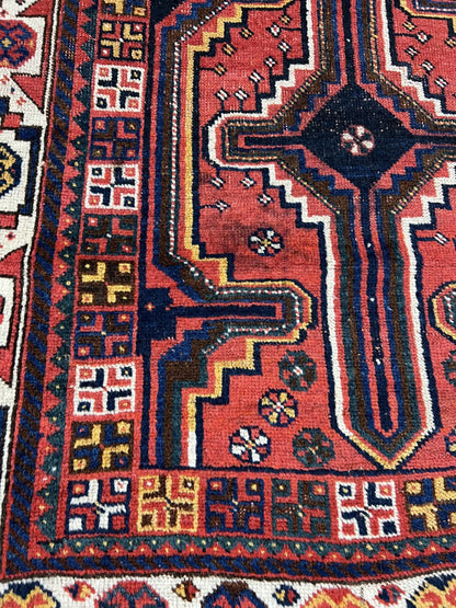 Stunning antique handmade Luri Qashqai rug - Hakiemie Rug Gallery