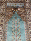 Wonderful vintage Handmade Turkish design silk rug