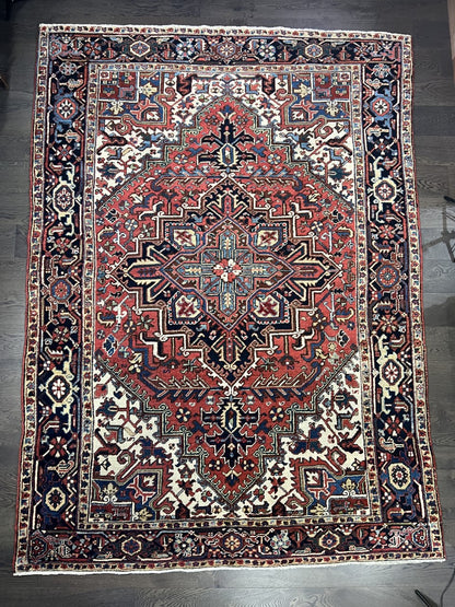 Amazing old antique handmade decorative Heriz rug - Hakiemie Rug Gallery