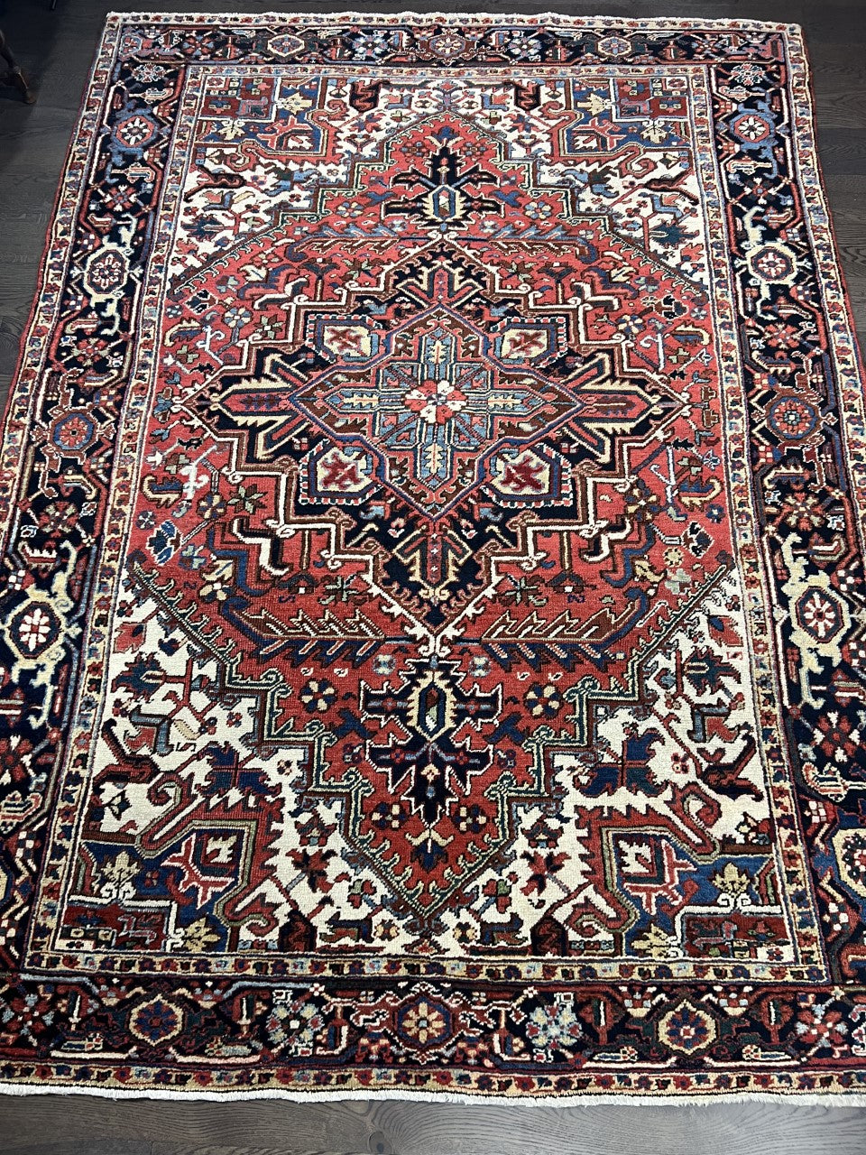 Amazing old antique handmade decorative Heriz rug - Hakiemie Rug Gallery