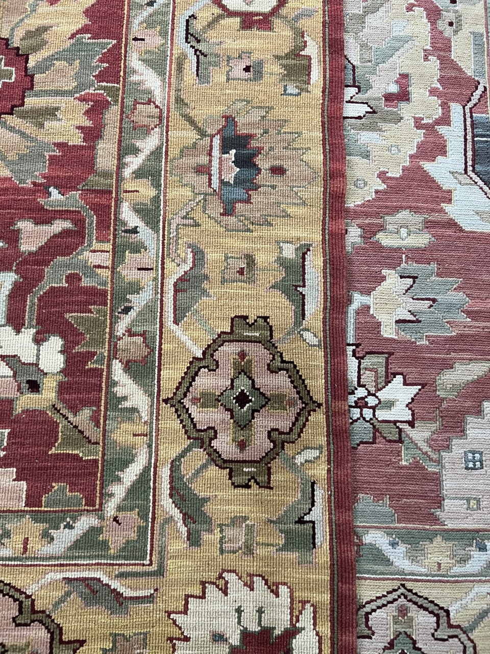 Wonderful vintage Handmade Indian Sumak - Hakiemie Rug Gallery