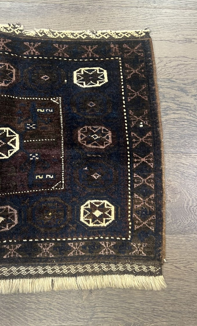 Wonderful old antique Balauch bagface - Hakiemie Rug Gallery