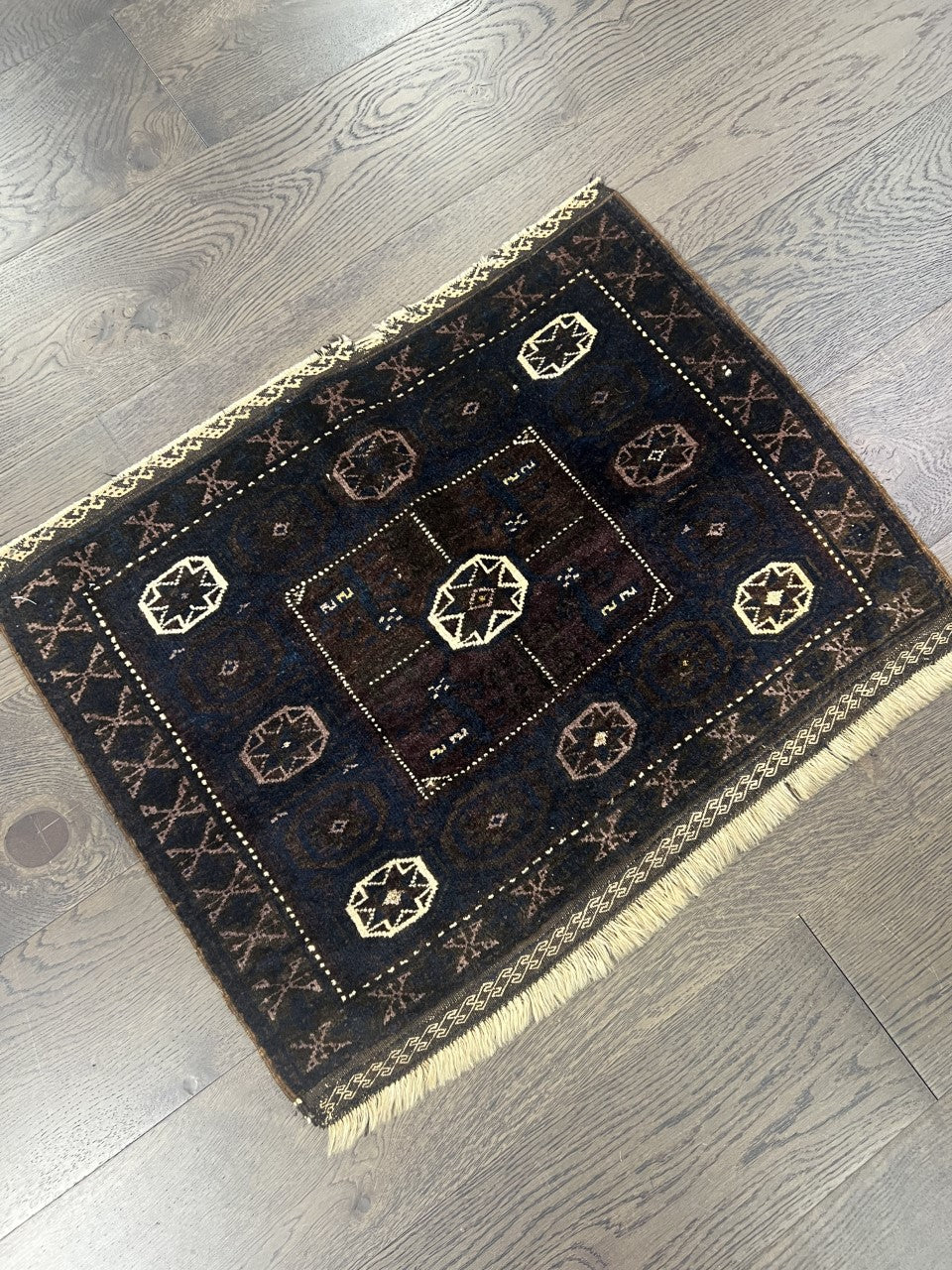 Wonderful old antique Balauch bagface - Hakiemie Rug Gallery