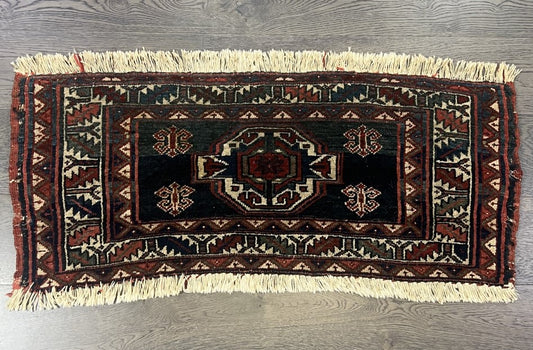 Amazing old antique Veramin Mafrash rug - Hakiemie Rug Gallery