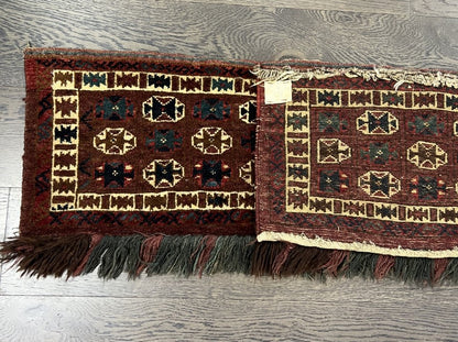 Beautiful old antique Turkmen Ersari - Hakiemie Rug Gallery