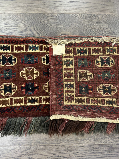 Beautiful old antique Turkmen Ersari - Hakiemie Rug Gallery