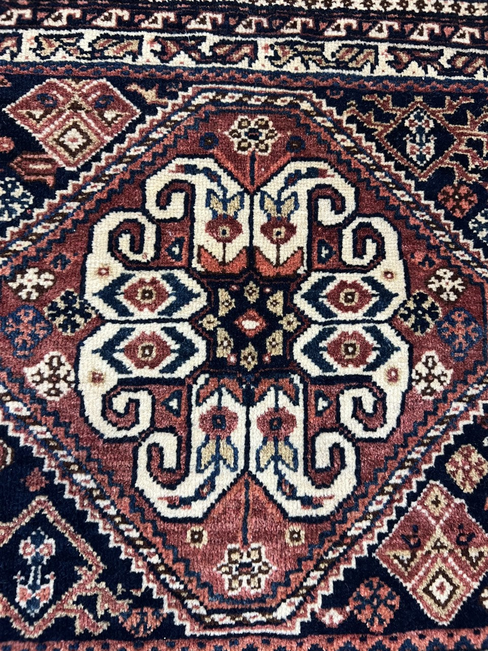 Amazing Old Antique Handmade Qasqhai bagface - Hakiemie Rug Gallery