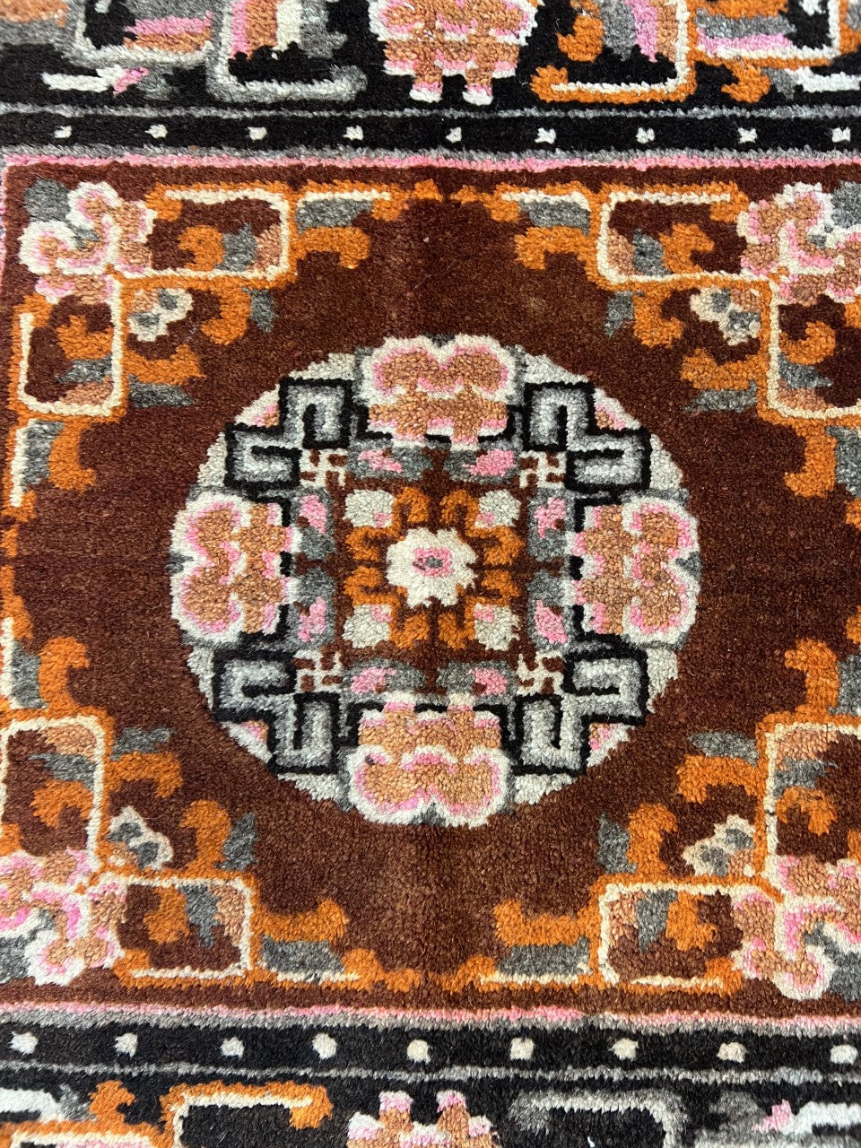 Beautiful Old Antique Chinese mat - Hakiemie Rug Gallery