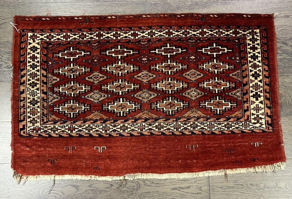 Amazing antique Turkman Yomut Chuval - Hakiemie Rug Gallery