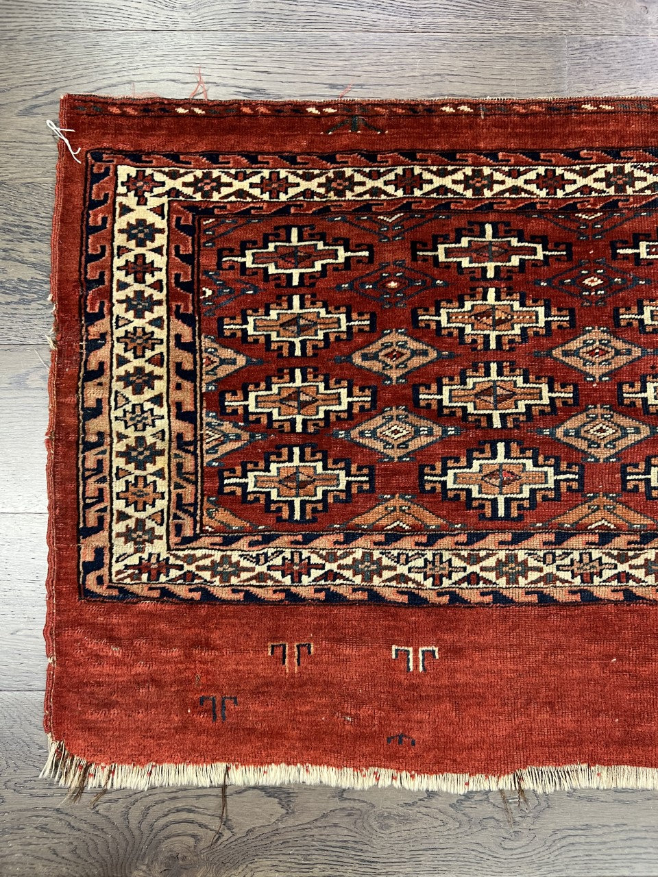 Amazing antique Turkman Yomut Chuval - Hakiemie Rug Gallery