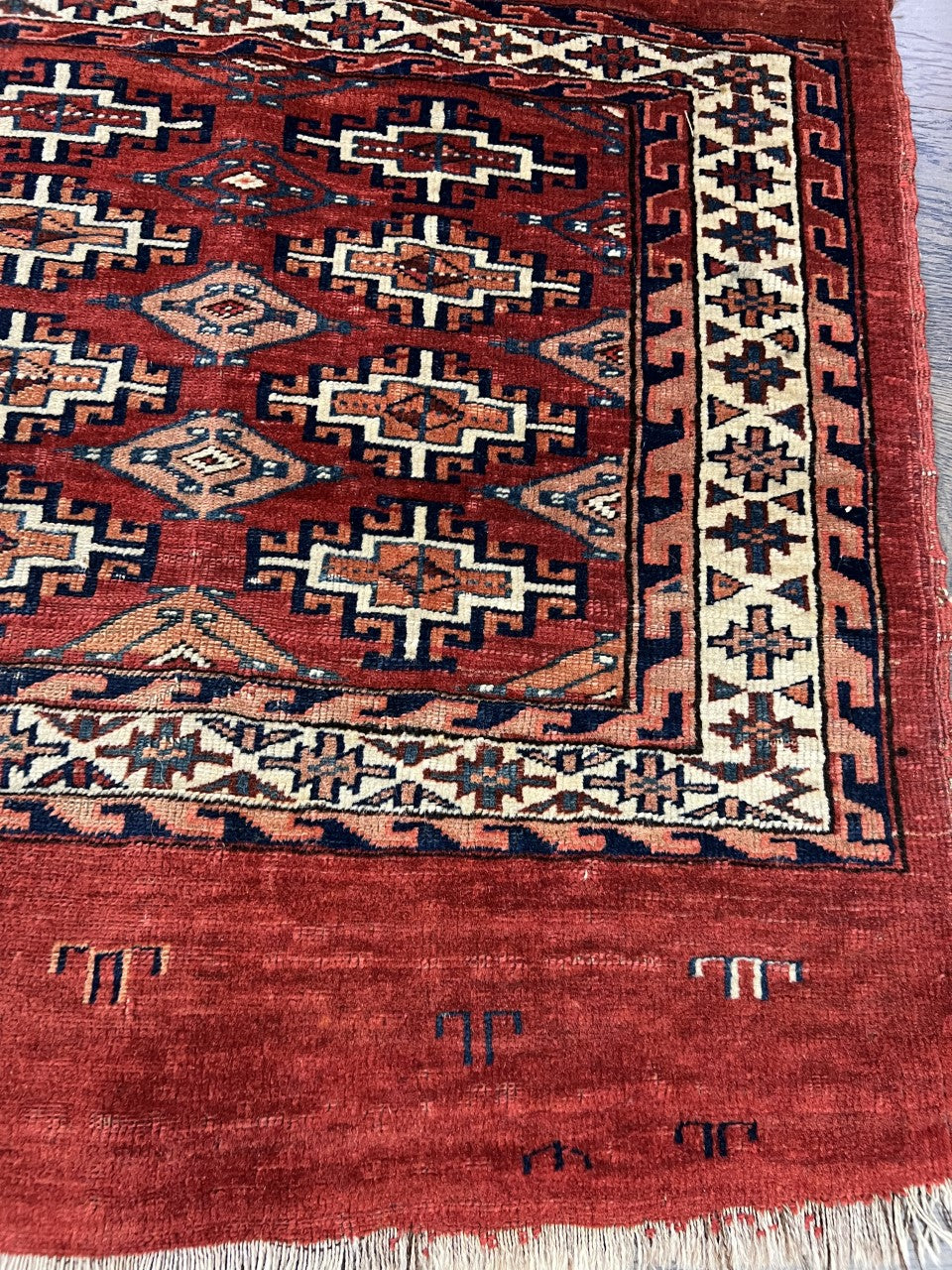 Amazing antique Turkman Yomut Chuval - Hakiemie Rug Gallery