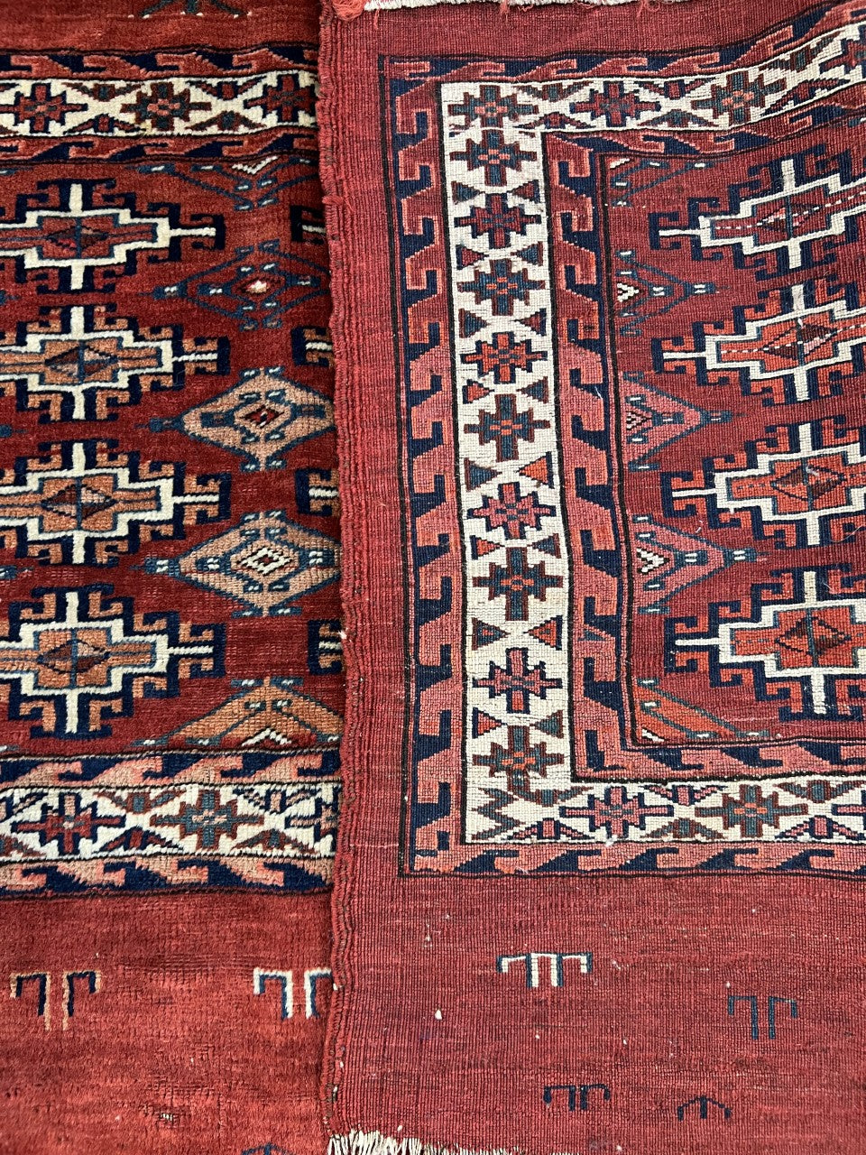 Amazing antique Turkman Yomut Chuval - Hakiemie Rug Gallery