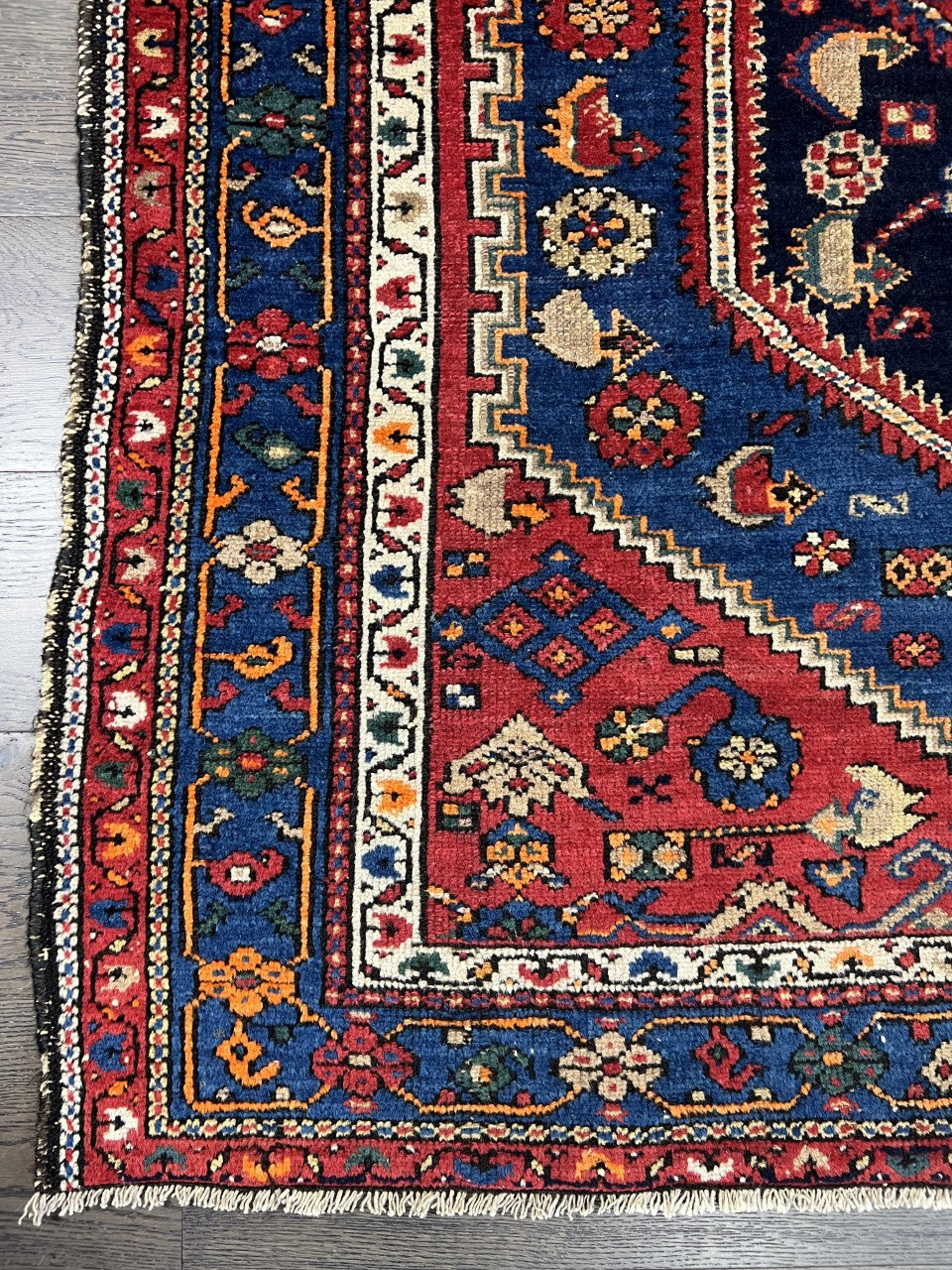 Wonderful antique Handmade Hamadan Rug