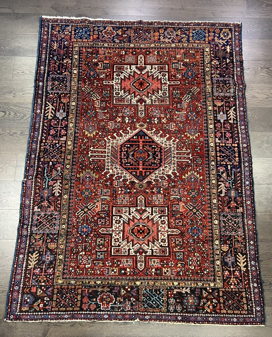 Wonderful antique Heriz Karaja rug - Hakiemie Rug Gallery