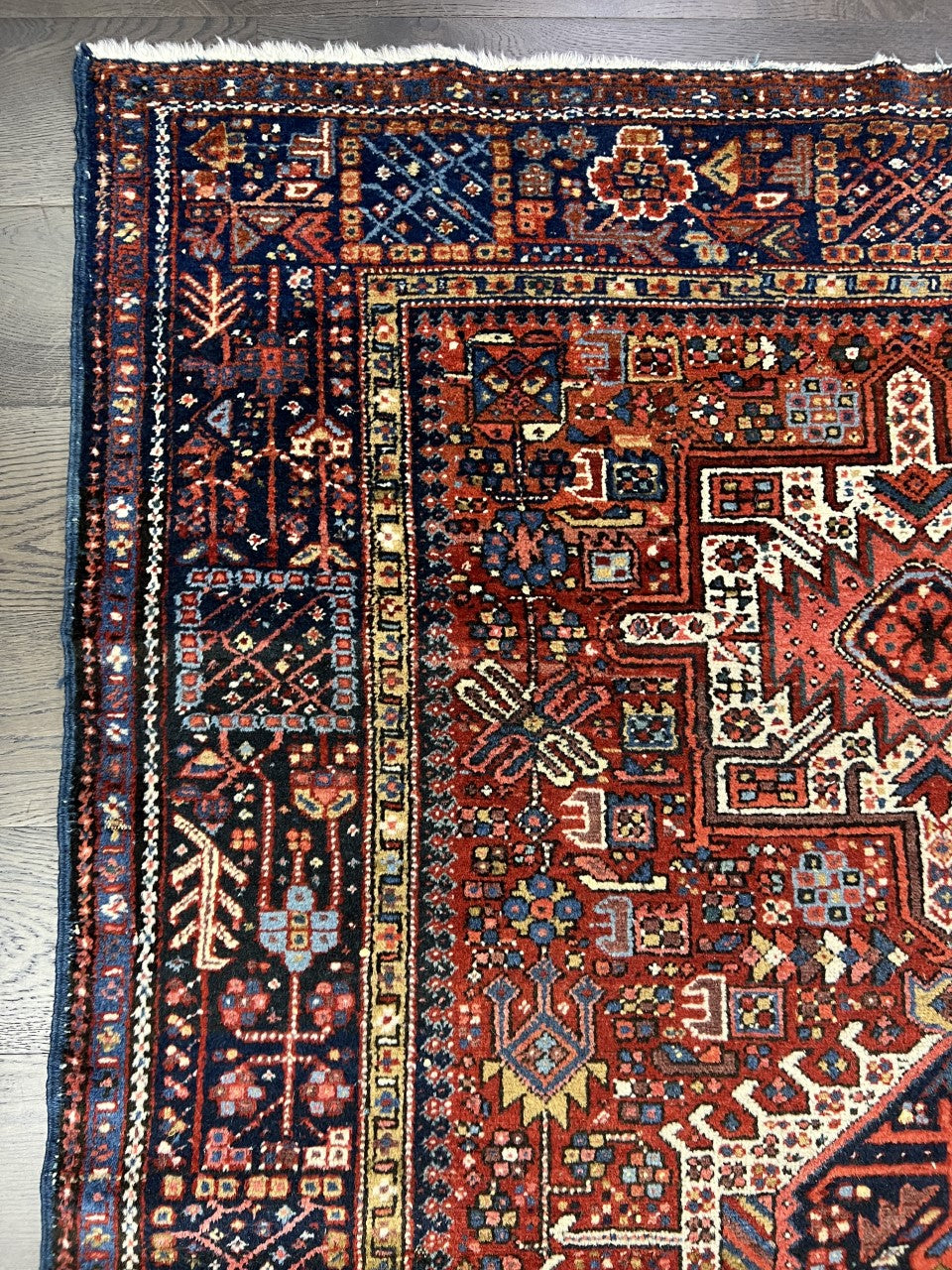 Wonderful antique Heriz Karaja rug - Hakiemie Rug Gallery