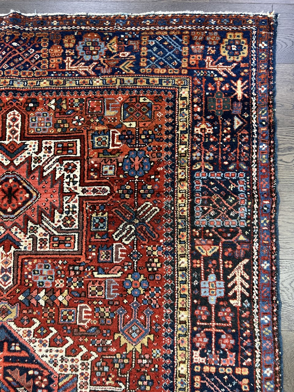 Wonderful antique Heriz Karaja rug - Hakiemie Rug Gallery